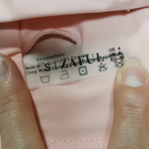 Cross Back Bikini Top, Small - Picture 3 of 3